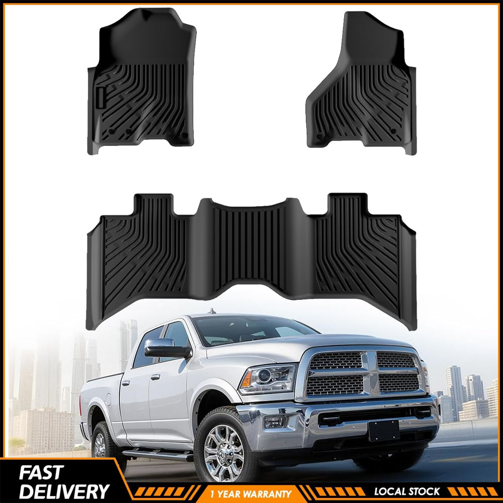 Car Floor Mat - 3 قطع من سجاد الأرضية عالي