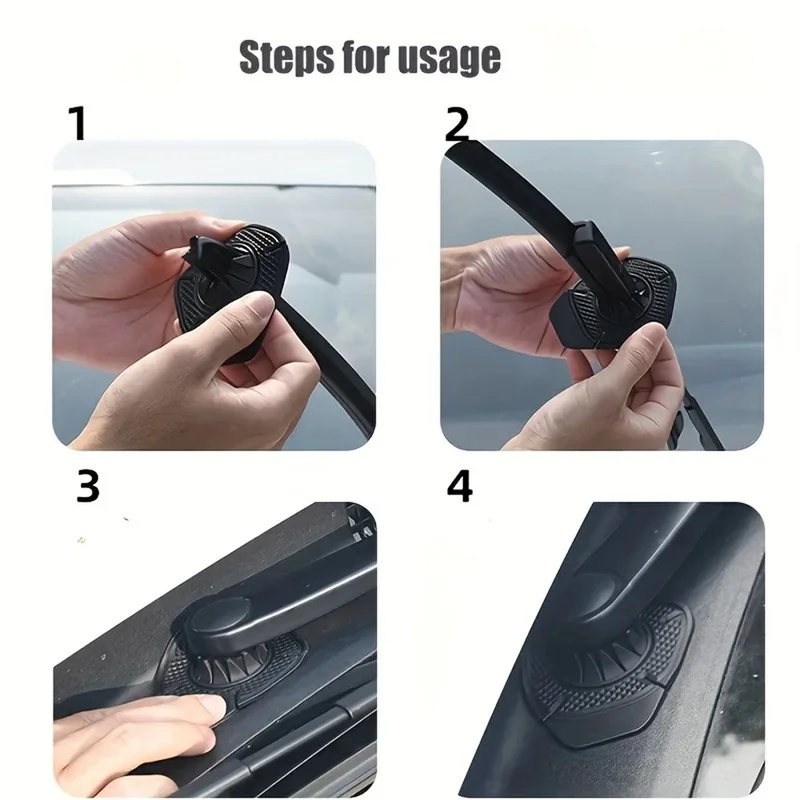 Car Wiper - غطاء فتحة ذراع المسّاحة من السيليكون