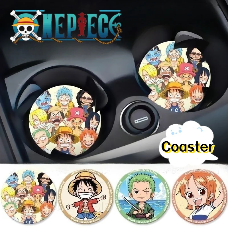 Car Accessories Japanese - حصيرة كوب ماء للسيارة بتصميم وحشة