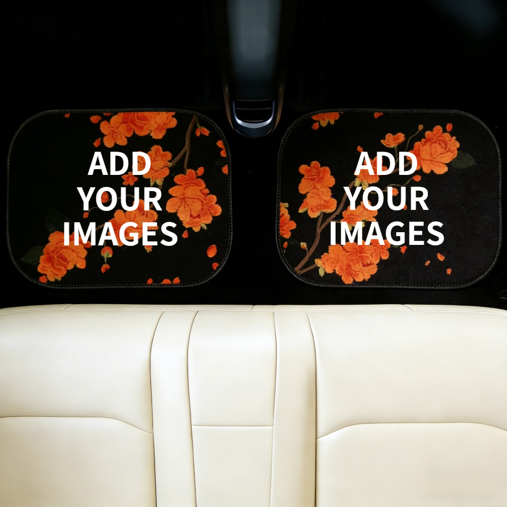 Car Floor Mat - مجموعة واحدة/مجموعتان من سجاد السيارة المخصص