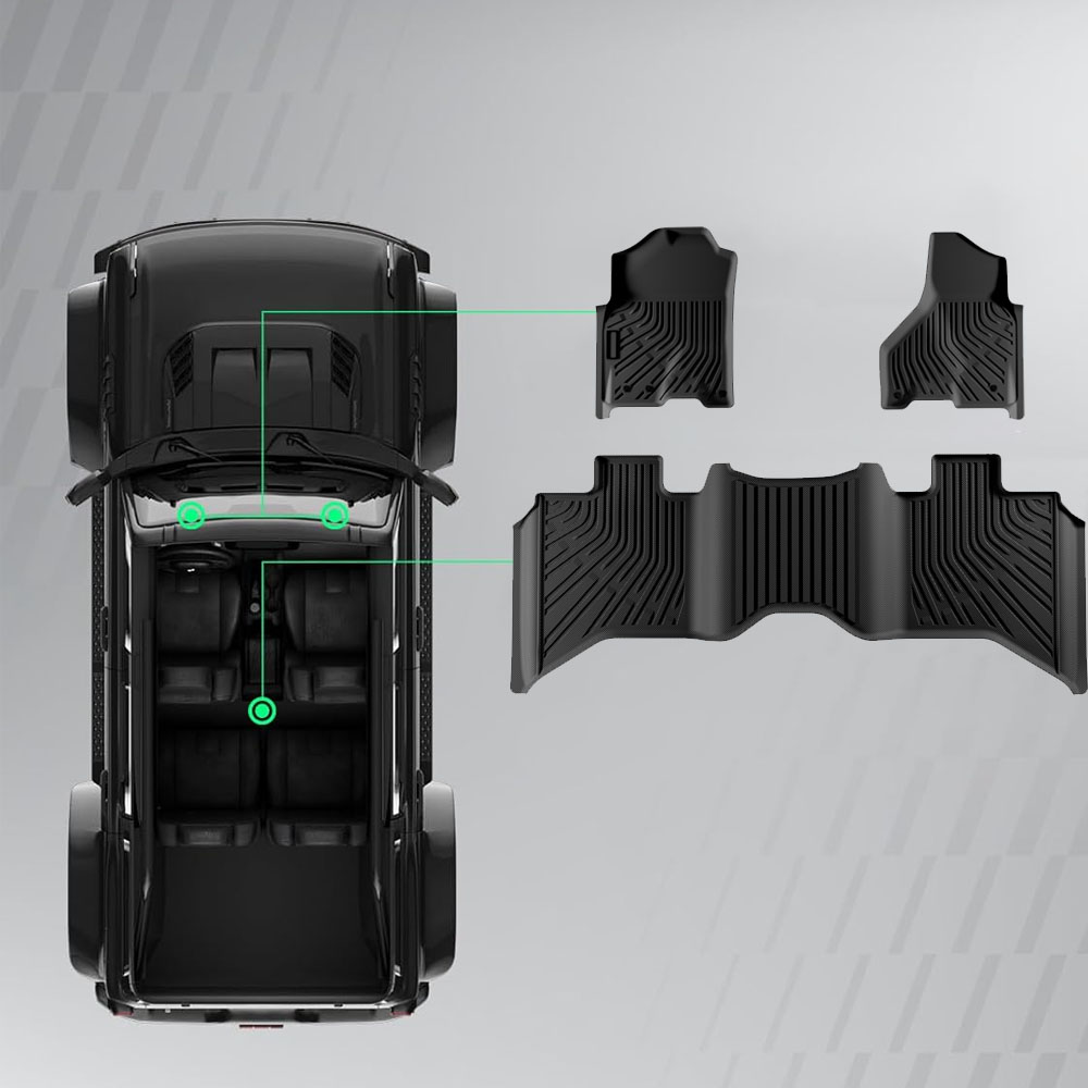 3 قطع من سجاد الأرضية عالي الج - مراجعة Car Floor Mat وسعره