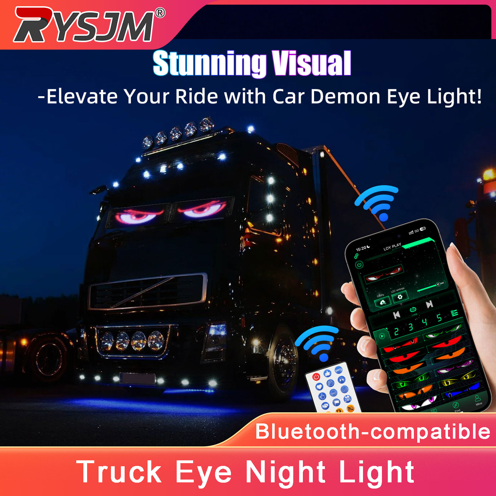ضوء LED على شكل عين شيطانية لل - مراجعة Car Led Light وسعره