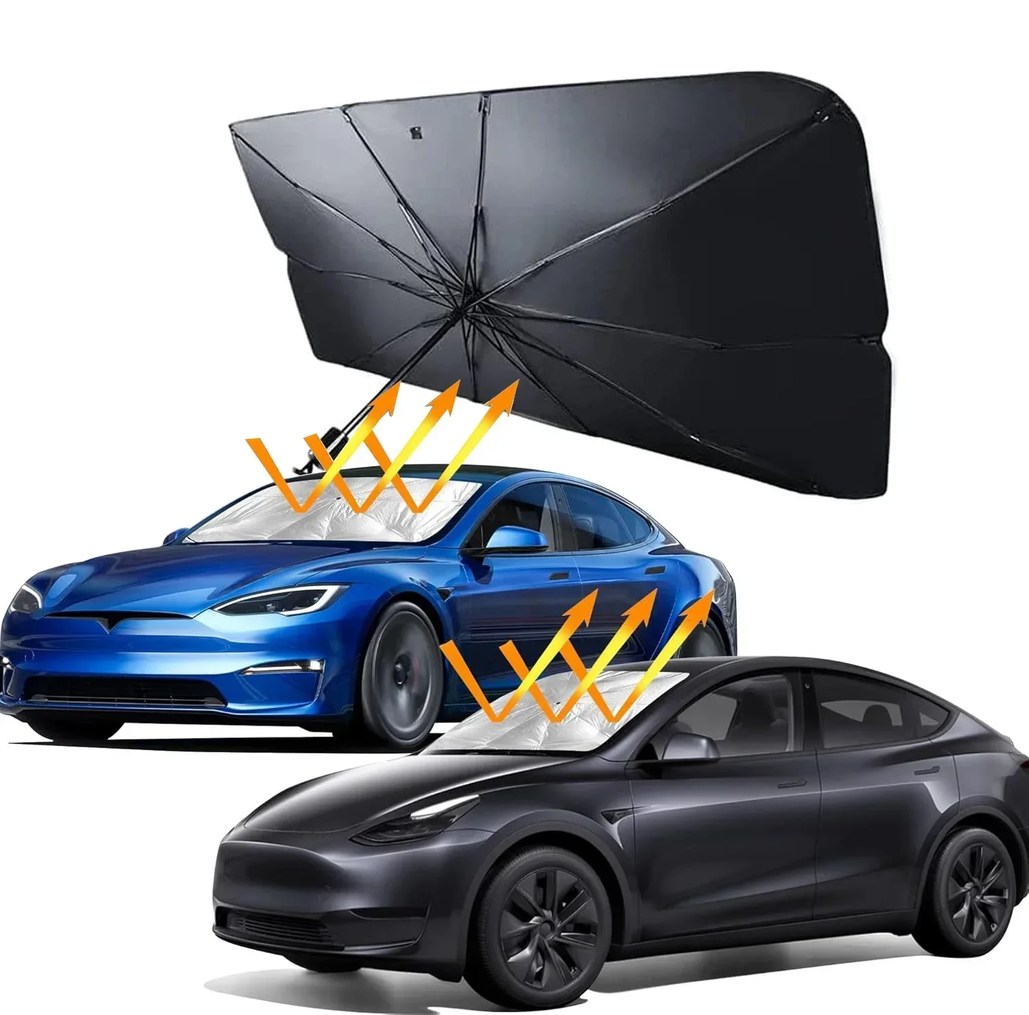 واقي شمس قابل للطي للسيارة، مظ - مراجعة Windshield Sun Shade وسعره