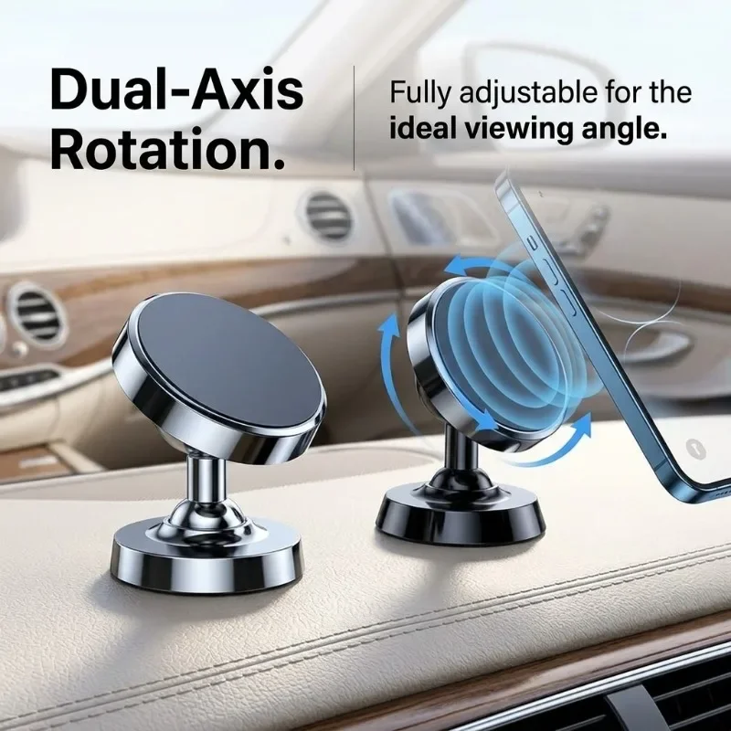 حامل هاتف مغناطيسي معدني صغير  - مراجعة Car Phone Holder وسعره